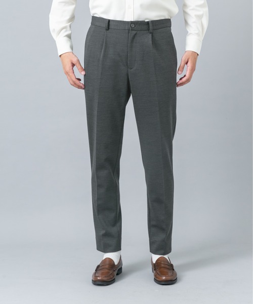 URBAN RESEARCH ROSSO MEN(アーバンリサーチロッソメン)の「『セットアップ対応/防シワ』 ウールジャージーテーパードスラックス(その他パンツ・メンズ・ブラック/グレー/ネイビー・SMALL/MEDIUM/LARGE/X-LARGE)」の21枚目の写真