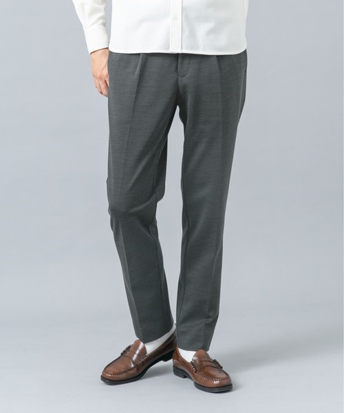 URBAN RESEARCH ROSSO MEN(アーバンリサーチロッソメン)の「『セットアップ対応/防シワ』 ウールジャージーテーパードスラックス(その他パンツ・メンズ・ブラック/グレー/ネイビー・SMALL/MEDIUM/LARGE/X-LARGE)」の14枚目の写真