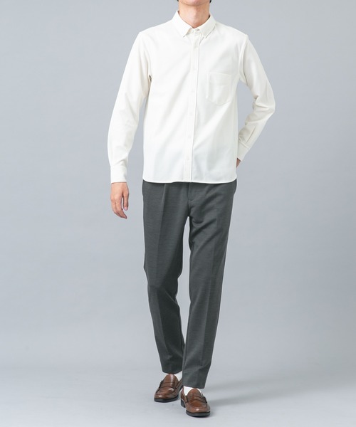 URBAN RESEARCH ROSSO MEN(アーバンリサーチロッソメン)の「『セットアップ対応/防シワ』 ウールジャージーテーパードスラックス(その他パンツ・メンズ・ブラック/グレー/ネイビー・SMALL/MEDIUM/LARGE/X-LARGE)」の16枚目の写真