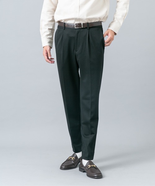 URBAN RESEARCH ROSSO MEN(アーバンリサーチロッソメン)の「『セットアップ対応/防シワ』 ウールジャージーテーパードスラックス(その他パンツ・メンズ・ブラック/グレー/ネイビー・SMALL/MEDIUM/LARGE/X-LARGE)」の10枚目の写真