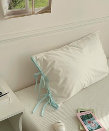 IRADOWL（アイラドール）の「【アイラドール room】バイカラーリボン枕カバー（寝具）」
