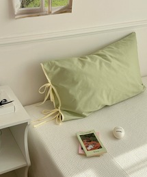 IRADOWL（アイラドール）の「【アイラドール room】バイカラーリボン枕カバー（寝具）」