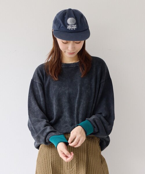CIAOPANIC TYPY(チャオパニックティピー)の「【UNISEX】スウェットライクヴィンテージニット(ニット/セーター・メンズ・ブラック/レッド/グリーン/ブラウン・LARGE/MEDIUM)」の1枚目の写真