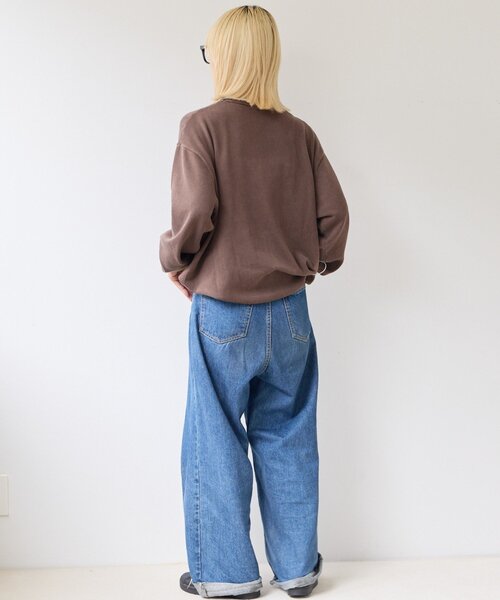 CIAOPANIC TYPY(チャオパニックティピー)の「【UNISEX】スウェットライクヴィンテージニット(ニット/セーター・メンズ・ブラック/レッド/グリーン/ブラウン・LARGE/MEDIUM)」の21枚目の写真