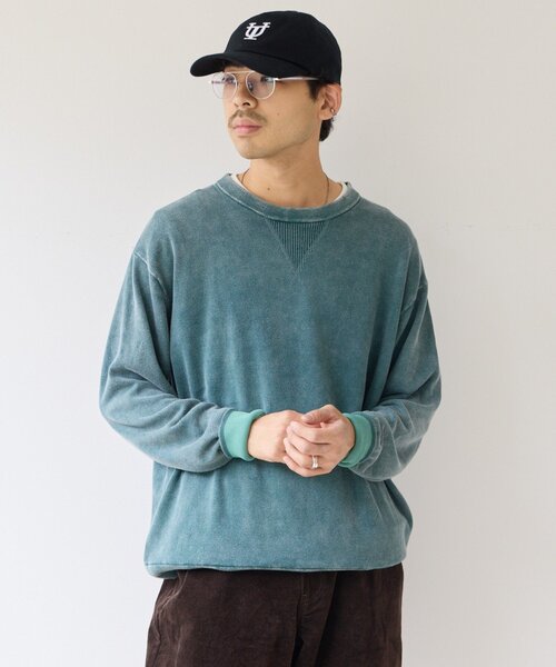 CIAOPANIC TYPY(チャオパニックティピー)の「【UNISEX】スウェットライクヴィンテージニット(ニット/セーター・メンズ・ブラック/レッド/グリーン/ブラウン・LARGE/MEDIUM)」の16枚目の写真