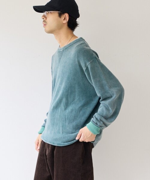CIAOPANIC TYPY(チャオパニックティピー)の「【UNISEX】スウェットライクヴィンテージニット(ニット/セーター・メンズ・ブラック/レッド/グリーン/ブラウン・LARGE/MEDIUM)」の17枚目の写真