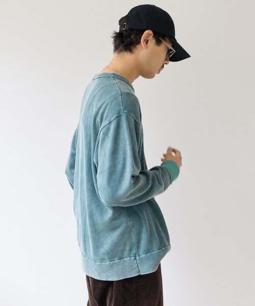 CIAOPANIC TYPY(チャオパニックティピー)の「【UNISEX】スウェットライクヴィンテージニット(ニット/セーター・メンズ・ブラック/レッド/グリーン/ブラウン・LARGE/MEDIUM)」の19枚目の写真