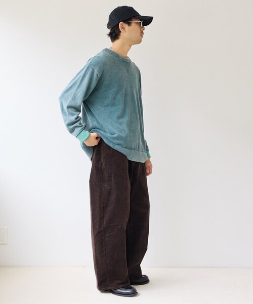 CIAOPANIC TYPY(チャオパニックティピー)の「【UNISEX】スウェットライクヴィンテージニット(ニット/セーター・メンズ・ブラック/レッド/グリーン/ブラウン・LARGE/MEDIUM)」の9枚目の写真