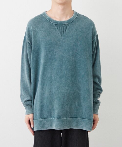 CIAOPANIC TYPY(チャオパニックティピー)の「【UNISEX】スウェットライクヴィンテージニット(ニット/セーター・メンズ・ブラック/レッド/グリーン/ブラウン・LARGE/MEDIUM)」の12枚目の写真