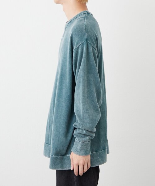 CIAOPANIC TYPY(チャオパニックティピー)の「【UNISEX】スウェットライクヴィンテージニット(ニット/セーター・メンズ・ブラック/レッド/グリーン/ブラウン・LARGE/MEDIUM)」の13枚目の写真
