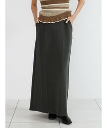 Sweat narrow skirt