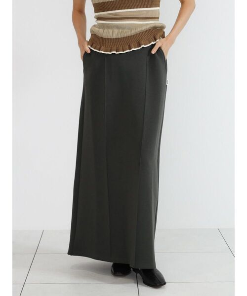 FIKA.(フィーカ)の「Sweat narrow skirt(スカート・レディース・グレー/ブラウン/ブラック・FREE)」の1枚目の写真
