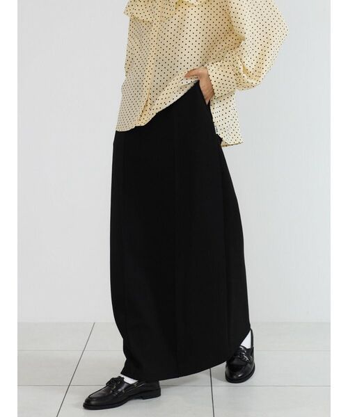 FIKA.(フィーカ)の「Sweat narrow skirt(スカート・レディース・グレー/ブラウン/ブラック・FREE)」の2枚目の写真