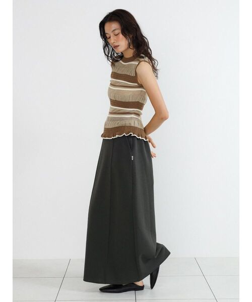 FIKA.(フィーカ)の「Sweat narrow skirt(スカート・レディース・グレー/ブラウン/ブラック・FREE)」の11枚目の写真