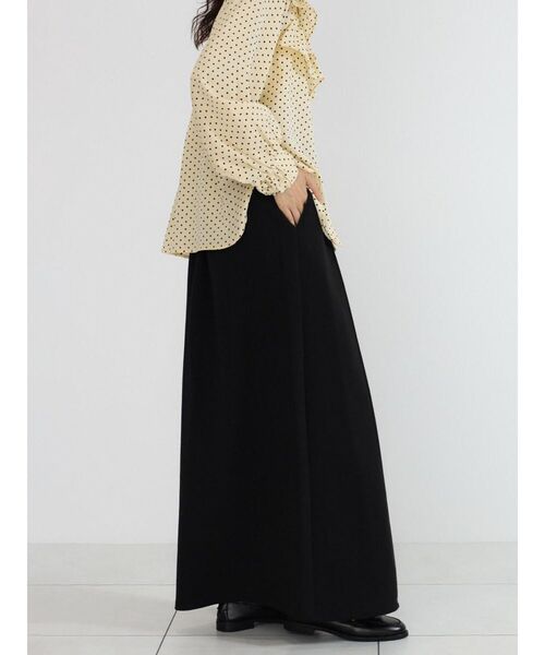 FIKA.(フィーカ)の「Sweat narrow skirt(スカート・レディース・グレー/ブラウン/ブラック・FREE)」の4枚目の写真