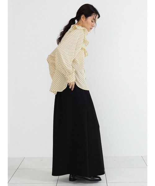 FIKA.(フィーカ)の「Sweat narrow skirt(スカート・レディース・グレー/ブラウン/ブラック・FREE)」の7枚目の写真