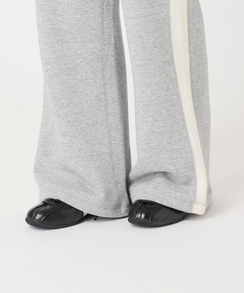 Russell Athletic(ラッセルアスレティック)の「別注【RUSSELL ATHLETIC*JM for JS】フレアスウェットPT(スウェットパンツ・レディース・チャコールグレー/ボルドー・FREE)」の8枚目の写真