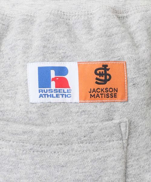 Russell Athletic(ラッセルアスレティック)の「別注【RUSSELL ATHLETIC*JM for JS】フレアスウェットPT(スウェットパンツ・レディース・チャコールグレー/ボルドー・FREE)」の10枚目の写真