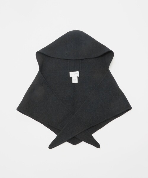 UNITED ARROWS(ユナイテッドアローズ)の「フーデッド ストール(ストール/ショール・レディース・ダークグレー/ブラック/ダークブラウン・FREE)」の7枚目の写真