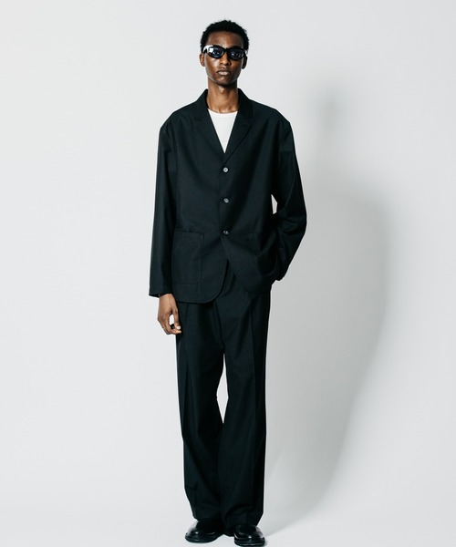 CRIMIE（クライミー）の「4-BUTTON TAILORED SUIT JACKET WITH 3-BUTTON LOOK（テーラードジャケット・メンズ・ブラック/ブラウン・XXL/XL/L/M/S）」の11枚目の写真