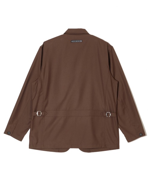 CRIMIE（クライミー）の「4-BUTTON TAILORED SUIT JACKET WITH 3-BUTTON LOOK（テーラードジャケット・メンズ・ブラック/ブラウン・XXL/XL/L/M/S）」の17枚目の写真