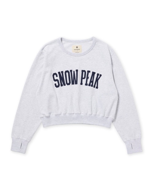 Snow Peak(スノーピーク)の「Snow Peak / Urake Varsity Print Pullover 裏毛 バーシティプリントプルオーバー(スウェット・メンズ・ライトグレー/チャコール・1/3/2)」の13枚目の写真