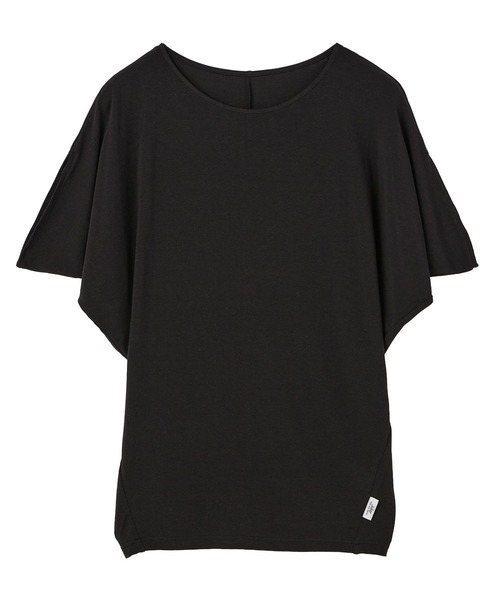 Julier Yoga and Relax(ジュリエヨガアンドリラックス)の「Julier ストレッチベア天竺プルオーバー(Tシャツ/カットソー・レディース・ピンク系その他/ホワイト/ブラック・FREE)」の2枚目の写真