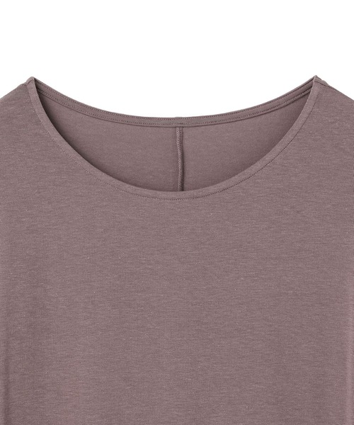 Julier Yoga and Relax(ジュリエヨガアンドリラックス)の「Julier ストレッチベア天竺プルオーバー(Tシャツ/カットソー・レディース・ピンク系その他/ホワイト/ブラック・FREE)」の15枚目の写真