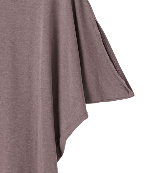 Julier Yoga and Relax(ジュリエヨガアンドリラックス)の「Julier ストレッチベア天竺プルオーバー(Tシャツ/カットソー・レディース・ピンク系その他/ホワイト/ブラック・FREE)」の16枚目の写真