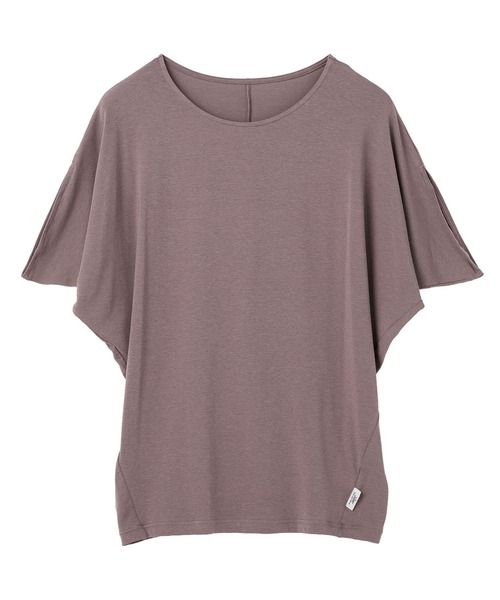 Julier Yoga and Relax(ジュリエヨガアンドリラックス)の「Julier ストレッチベア天竺プルオーバー(Tシャツ/カットソー・レディース・ピンク系その他/ホワイト/ブラック・FREE)」の13枚目の写真
