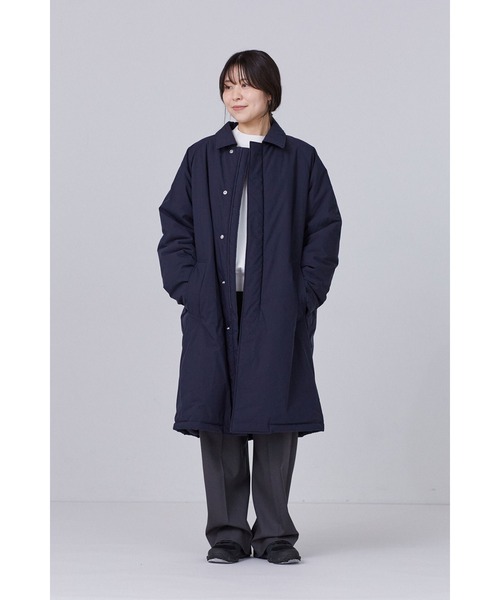 Y(ワイ)の「Y / ORGANIC COTTON / POLYESTER PADDING CO(ダウンジャケット/コート・メンズ・ホワイト/ネイビー・MEDIUM/SMALL/LARGE)」の22枚目の写真