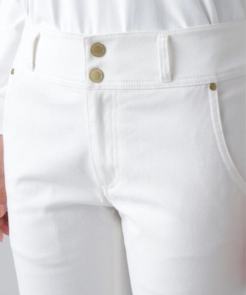 St ANDREWS（セントアンドリュース）の「[ストレッチ]  起毛ジャガード5ポケットパンツ (WOMENS)（その他パンツ・レディース・ネイビー/グリーン/ホワイト・S/M/L）」の8枚目の写真