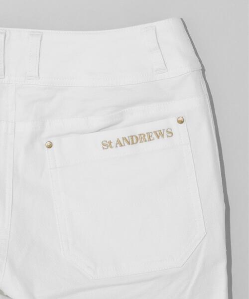 St ANDREWS（セントアンドリュース）の「[ストレッチ]  起毛ジャガード5ポケットパンツ (WOMENS)（その他パンツ・レディース・ネイビー/グリーン/ホワイト・S/M/L）」の15枚目の写真