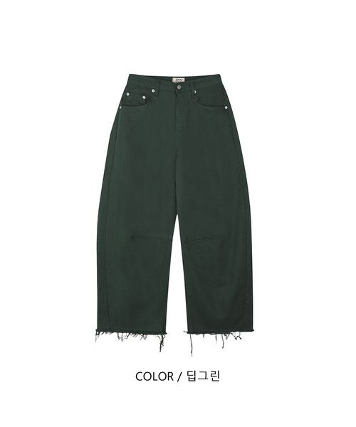 FORTYFOUR（フォーティフォー）の「[W] ナチュラルカッティングコットンパンツ（その他パンツ・レディース・ホワイト/ブラック/ダークグリーン/ベージュ・SMALL/MEDIUM/LARGE）」の4枚目の写真