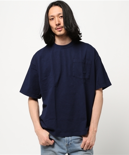BEAMS T（ビームスティー）の「HEAVYWEIGHT COLLECTIONS / ポケットT（Tシャツ/カットソー・メンズ・ホワイト/ブラック/ネイビー・MEDIUM/SMALL/LARGE）」の3枚目の写真