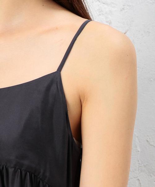 green label relaxing（グリーンレーベルリラクシング）の「KF CU/P キャミ ワンピース◆（ワンピース・レディース・ナチュラル/ネイビー/モカ・FREE）」の12枚目の写真