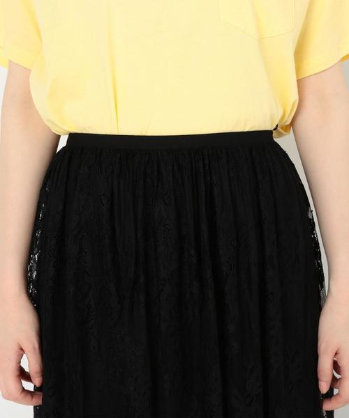 Another Edition（アナザーエディション）の「レースロングスカート/AEMFC LACE LONG SK◆（スカート・レディース・オフホワイト/ブラック/ベージュ・FREE）」の7枚目の写真