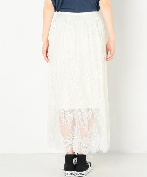 Another Edition（アナザーエディション）の「レースロングスカート/AEMFC LACE LONG SK◆（スカート・レディース・オフホワイト/ブラック/ベージュ・FREE）」の9枚目の写真