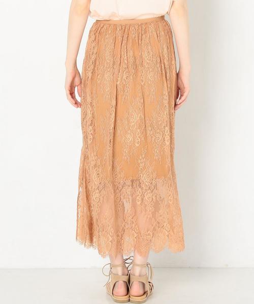 Another Edition（アナザーエディション）の「レースロングスカート/AEMFC LACE LONG SK◆（スカート・レディース・オフホワイト/ブラック/ベージュ・FREE）」の14枚目の写真