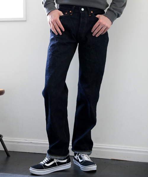 Denime(ドゥニーム)の「【MadeInJapan】XX type -One Wash-/ミドルストレートデニム(デニムパンツ・メンズ・インディゴブルー・31/34/36/33/38/30/32/40/29/28)」の1枚目の写真