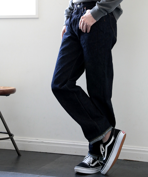 Denime(ドゥニーム)の「【MadeInJapan】XX type -One Wash-/ミドルストレートデニム(デニムパンツ・メンズ・インディゴブルー・31/34/36/33/38/30/32/40/29/28)」の8枚目の写真