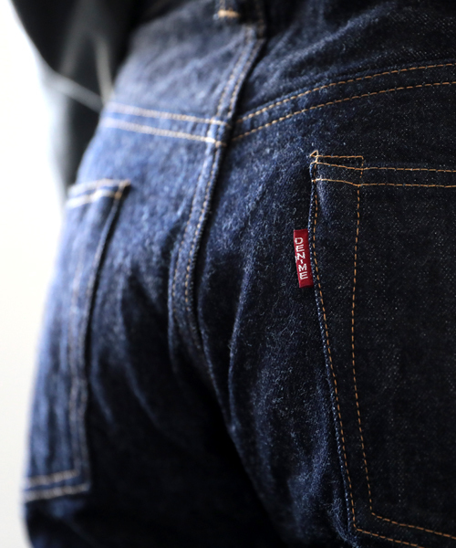 Denime(ドゥニーム)の「【MadeInJapan】XX type -One Wash-/ミドルストレートデニム(デニムパンツ・メンズ・インディゴブルー・31/34/36/33/38/30/32/40/29/28)」の4枚目の写真