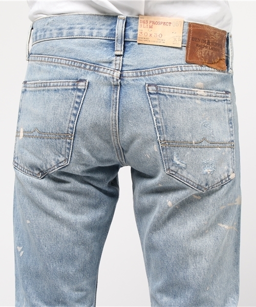Denim & Supply Ralph Lauren（デニムアンドサプライラルフローレン）の「D&S プロスペクト スリム ジーンズ（デニムパンツ・メンズ・ブルー系9・34/32/32/30/30/32/36/32/29/32/30/30/27/32/27/30/28/32/29/30/32/32/33/32/28/30/31/32/31/30/33/30）」の2枚目の写真
