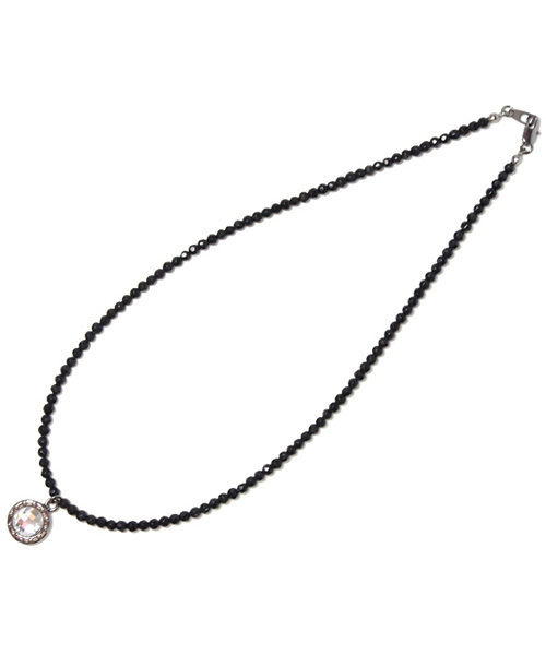 8(eight)（エイト）の「ブラック ストーン ネックレス（ネックレス