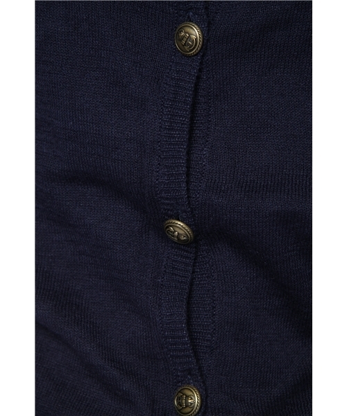 Chico(チコ)の「綿麻マリンクルー7分袖カーディガン(カーディガン/ボレロ・レディース・ホワイト/ベージュ/レッド/ネイビー・FREE)」の7枚目の写真