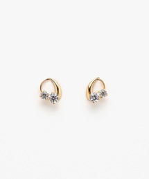 ゴールド Uシェイプ ピアス | K10YG（ピアス（両耳用））｜cui-cui