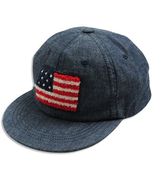 BREEZE（ブリーズ）の「デニムキャップ（キャップ・キッズ・ブルー/ネイビー・54/50/58）」の2枚目の写真