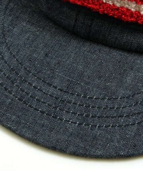 BREEZE（ブリーズ）の「デニムキャップ（キャップ・キッズ・ブルー/ネイビー・54/50/58）」の9枚目の写真