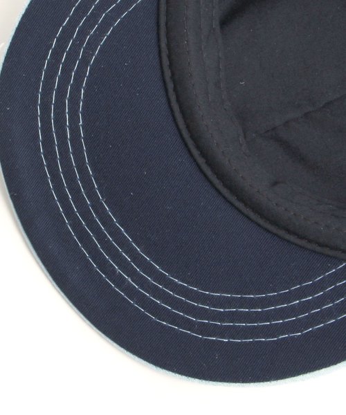 BREEZE（ブリーズ）の「デニムキャップ（キャップ・キッズ・ブルー/ネイビー・54/50/58）」の4枚目の写真