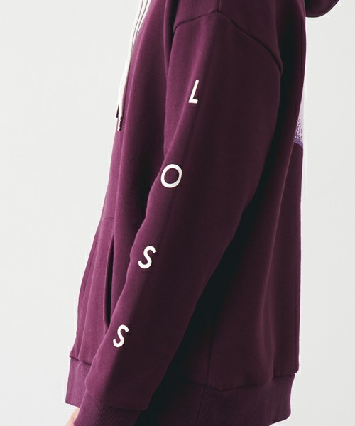 STUDIOUS(ステュディオス)の「【STUDIOUS】 HAJOプリントパーカー “VID LOSS”(パーカー・メンズ・ワイン/グレー・2/1)」の11枚目の写真